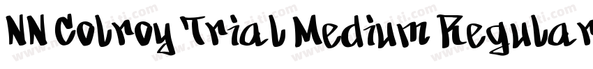 NN Colroy Trial Medium Regular字体转换